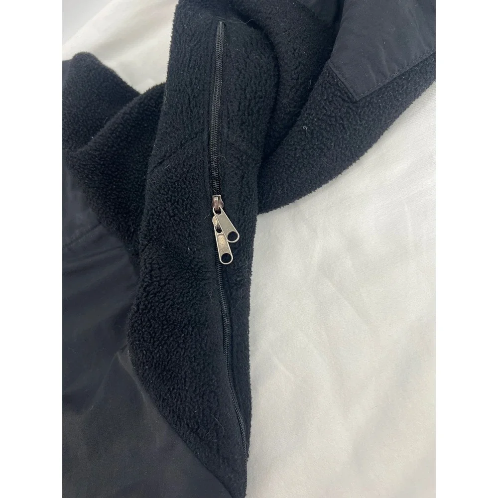 The North Face Black Fleece Jacket Men‎ Size Medium Polartec Zip Up Outdoor